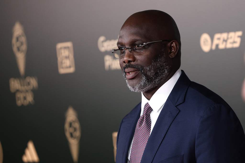 George Weah dan Franco Baresi saat di AC Milan