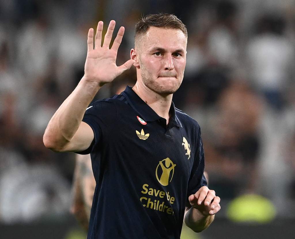 Teun Koopmeiners dalam sesi latihan Juventus